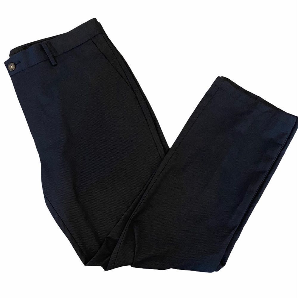 MENS DOCKERS Navy Pin Stripe Dress Pant Trouser 36